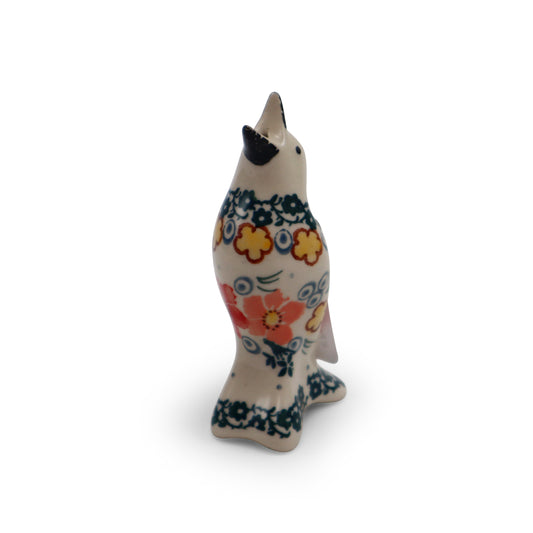 4" Pie Bird.Pattern: Carefree