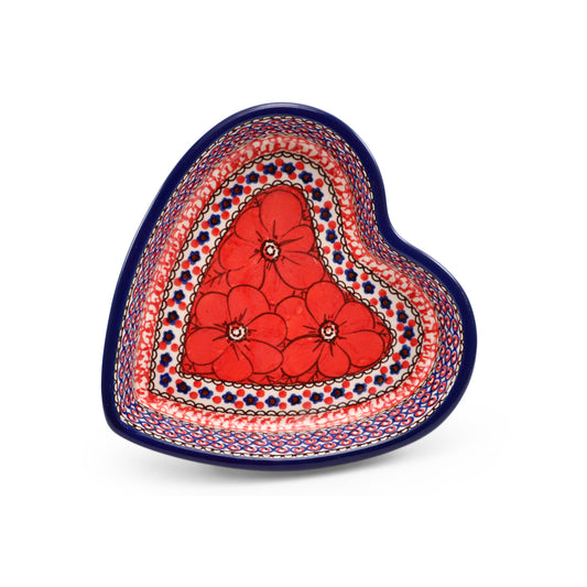 8"x7" Heart Shape Baker.Pattern: U408E