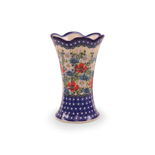 7" Fala Vase. Pattern: Full of Life