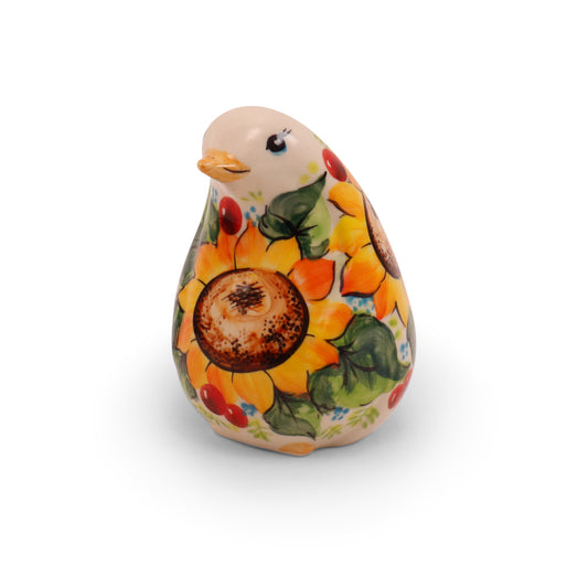 3"x4" Penguin Figurine. Pattern: Sunflower Power