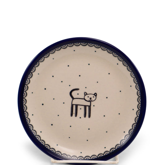 7" Dessert Plate.Pattern: Just a Cat