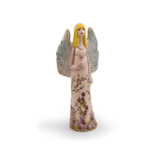 11.5"x5" Angel. Pattern: Blooming Violet