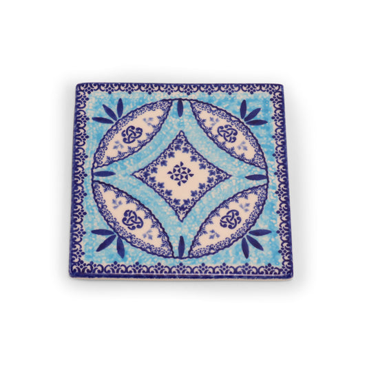 6"x6" Tile.Pattern: Aqua
