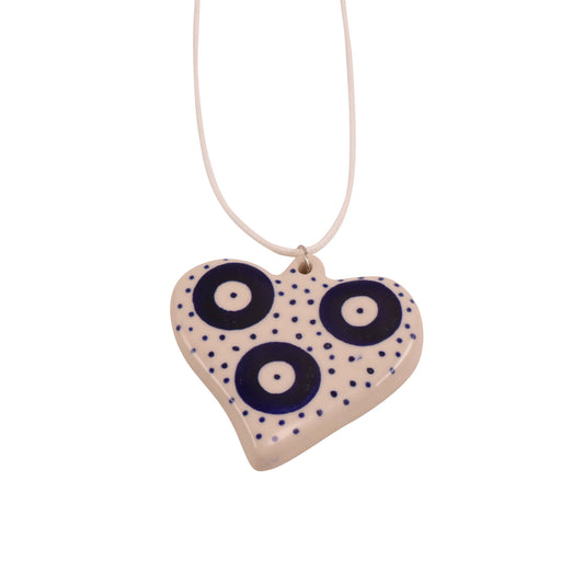 2"x2" Heart Necklace. Pattern: B