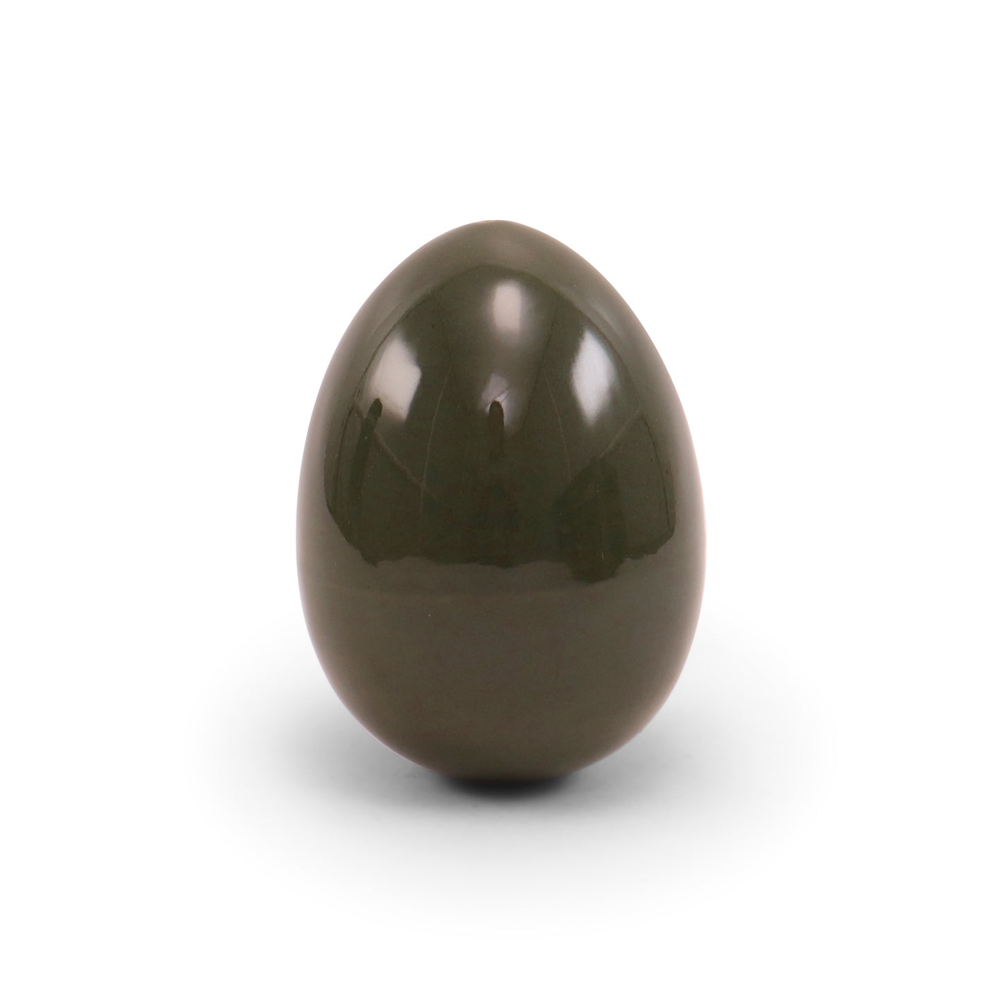5" Egg Figurine. Pattern: Olive