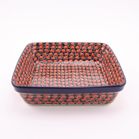10.5" Square Baker. Pattern: Merlot