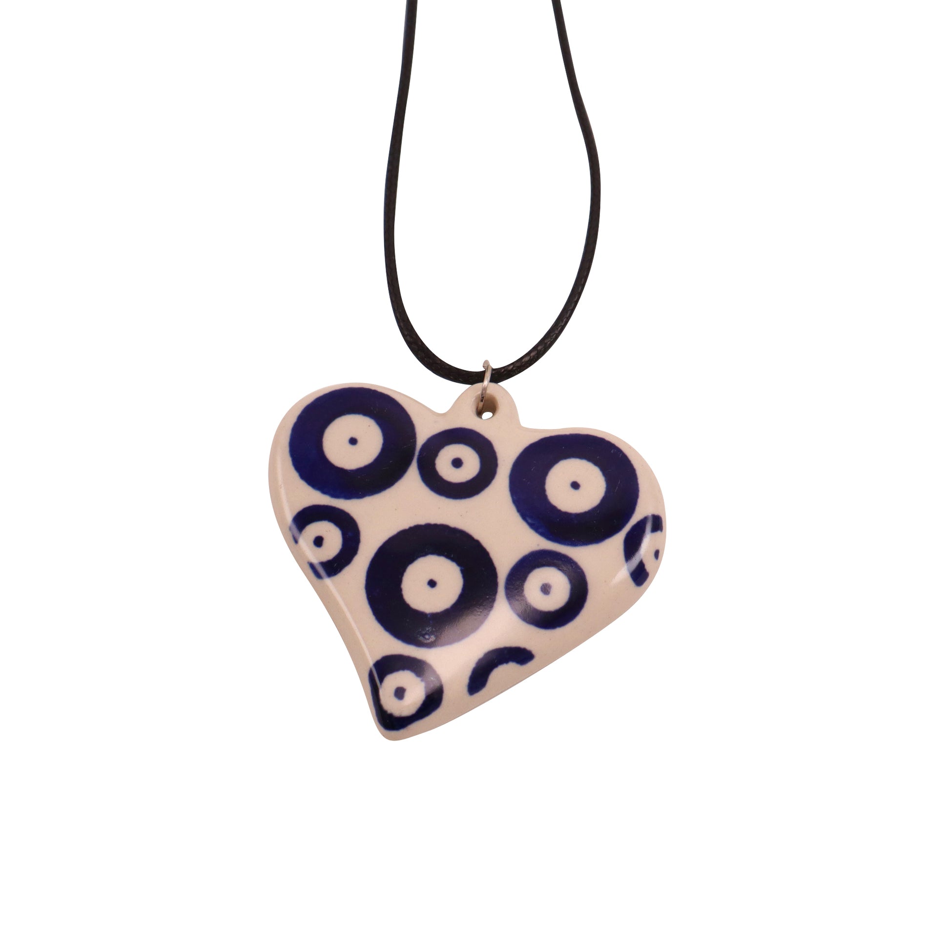 2"x2" Heart Necklace. Pattern: F