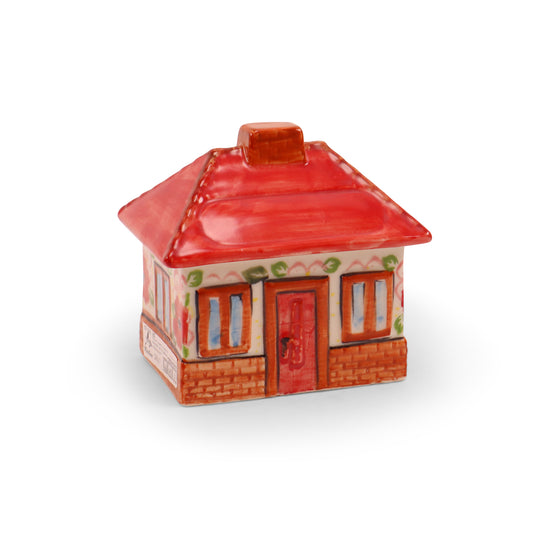 5"x3.5"x5" House Figurine. Pattern: Dom