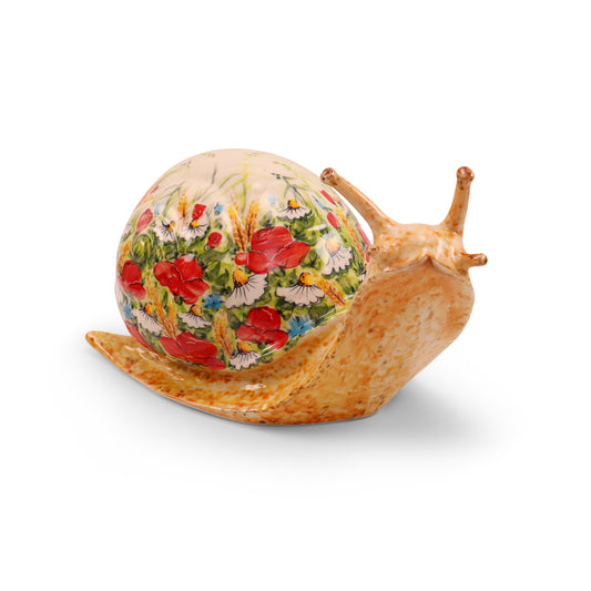 14"x8" Snail Figurine. Pattern: Lato