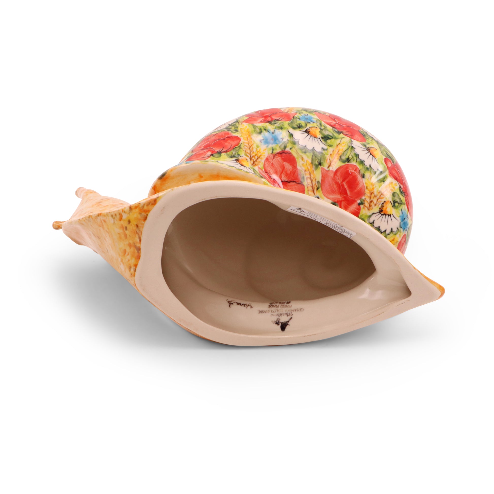 14"x8" Snail Figurine. Pattern: Lato