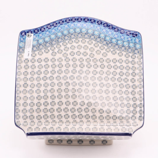 9.5"x9" Book Stand. Pattern: Polar Breeze