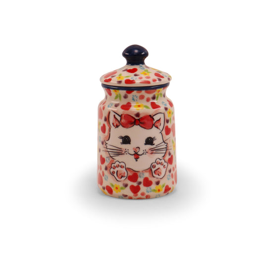 8oz Container with Lid LE. Pattern: Hi Kitty