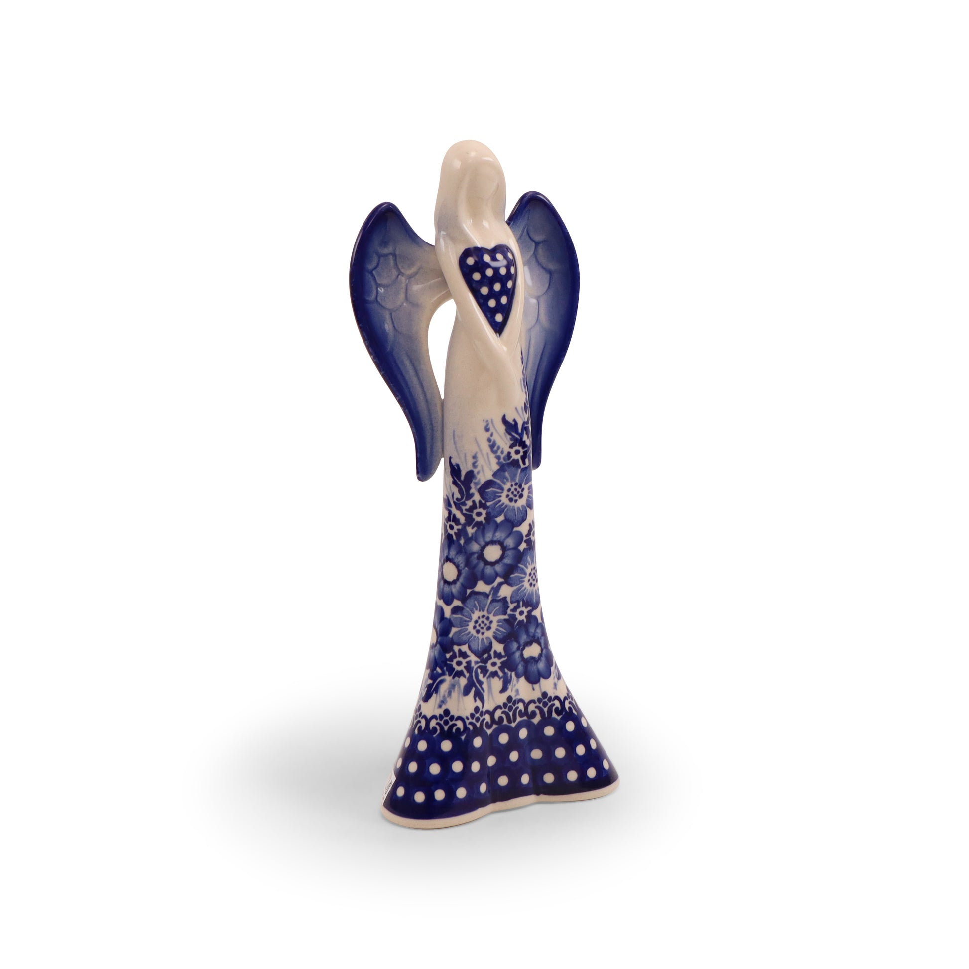 9.5" Angel.Pattern: Cobalt Lace