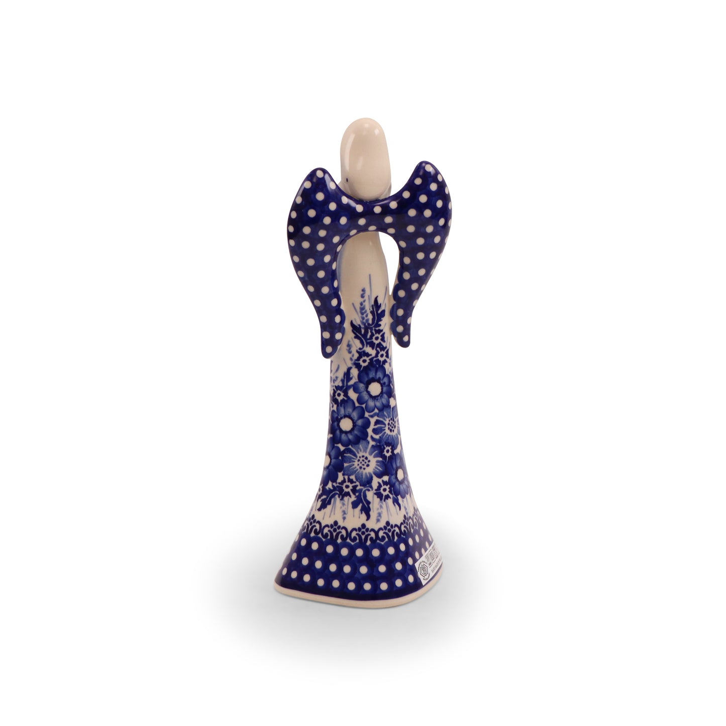 9.5" Angel.Pattern: Cobalt Lace