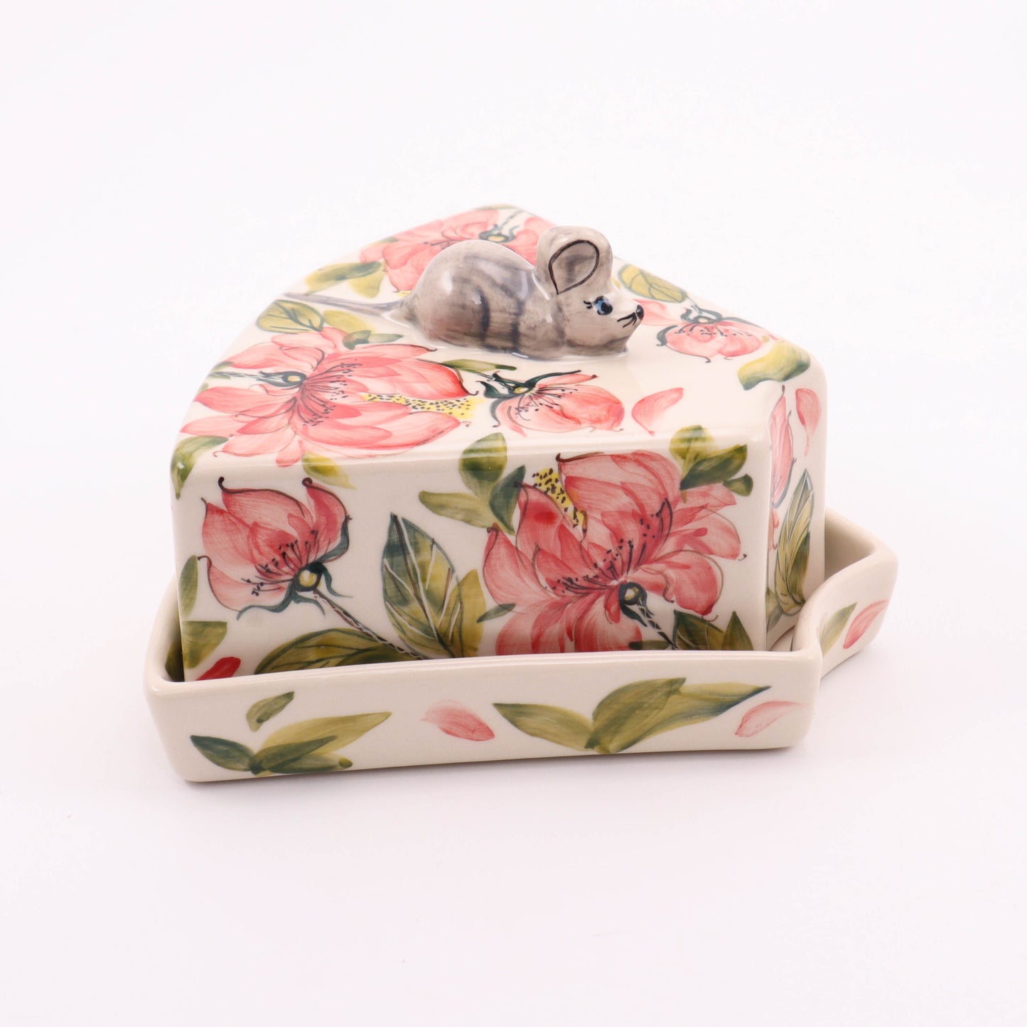 7"x5" Cheese Cover and Plate. Pattern: A47