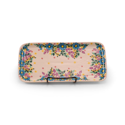 11"x5.5" Tray . Pattern: B182