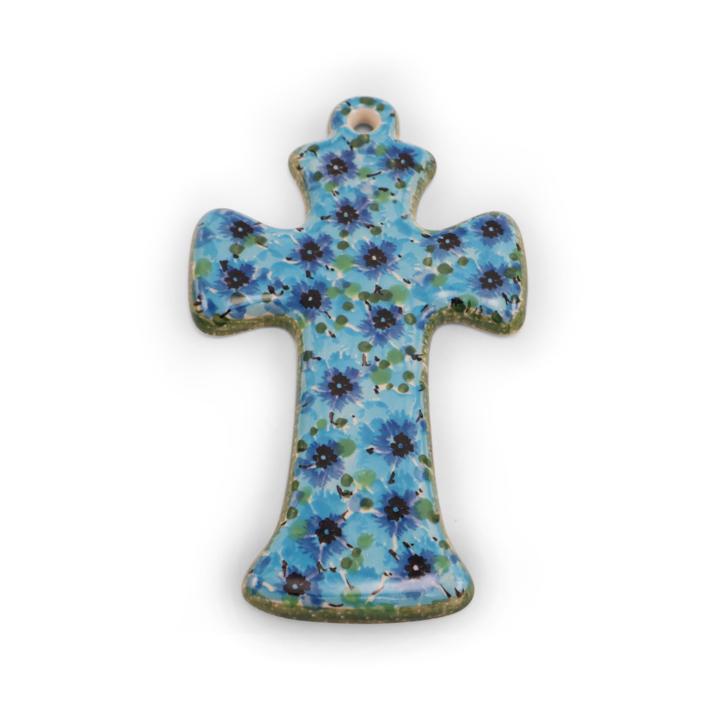 7.5"x4" Hanging Cross. Pattern: Chicory
