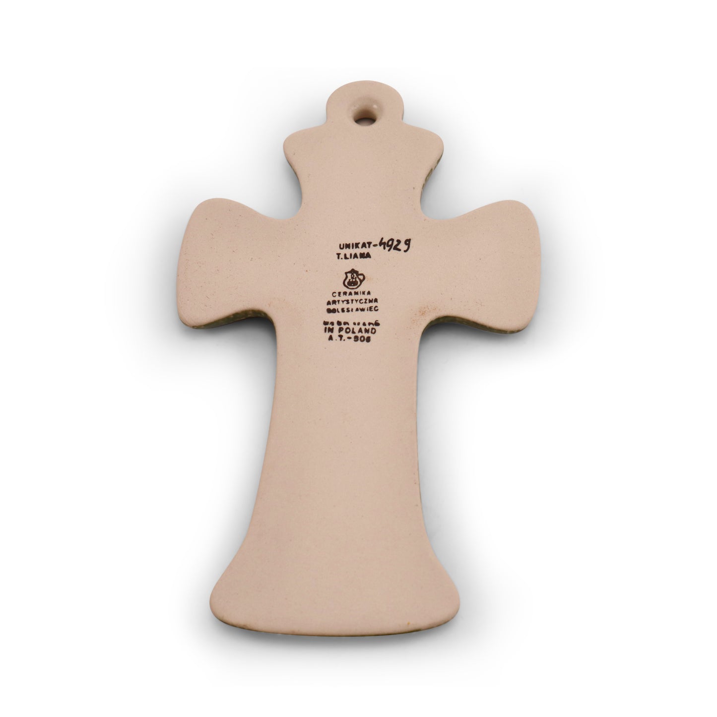 7.5"x4" Hanging Cross. Pattern: Chicory