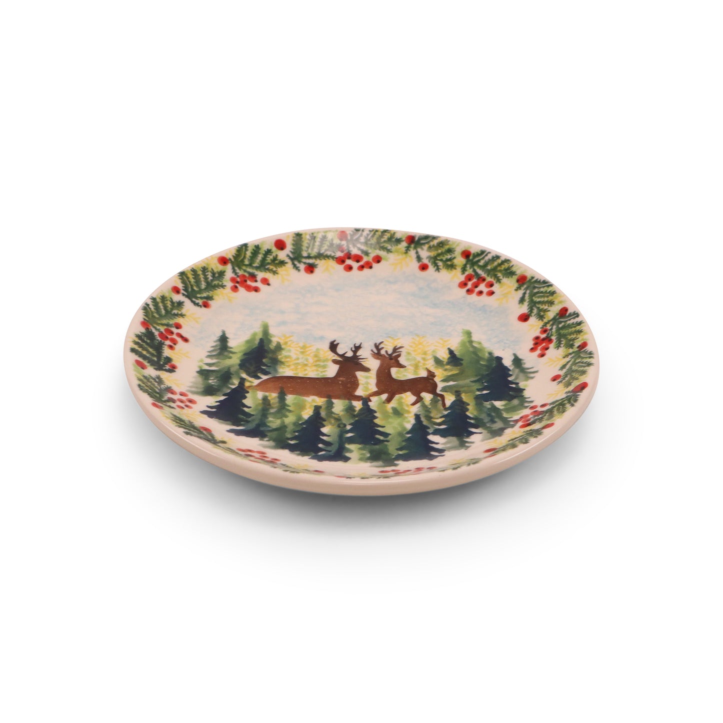 7.5" Dessert Plate. Pattern: Big Bucks