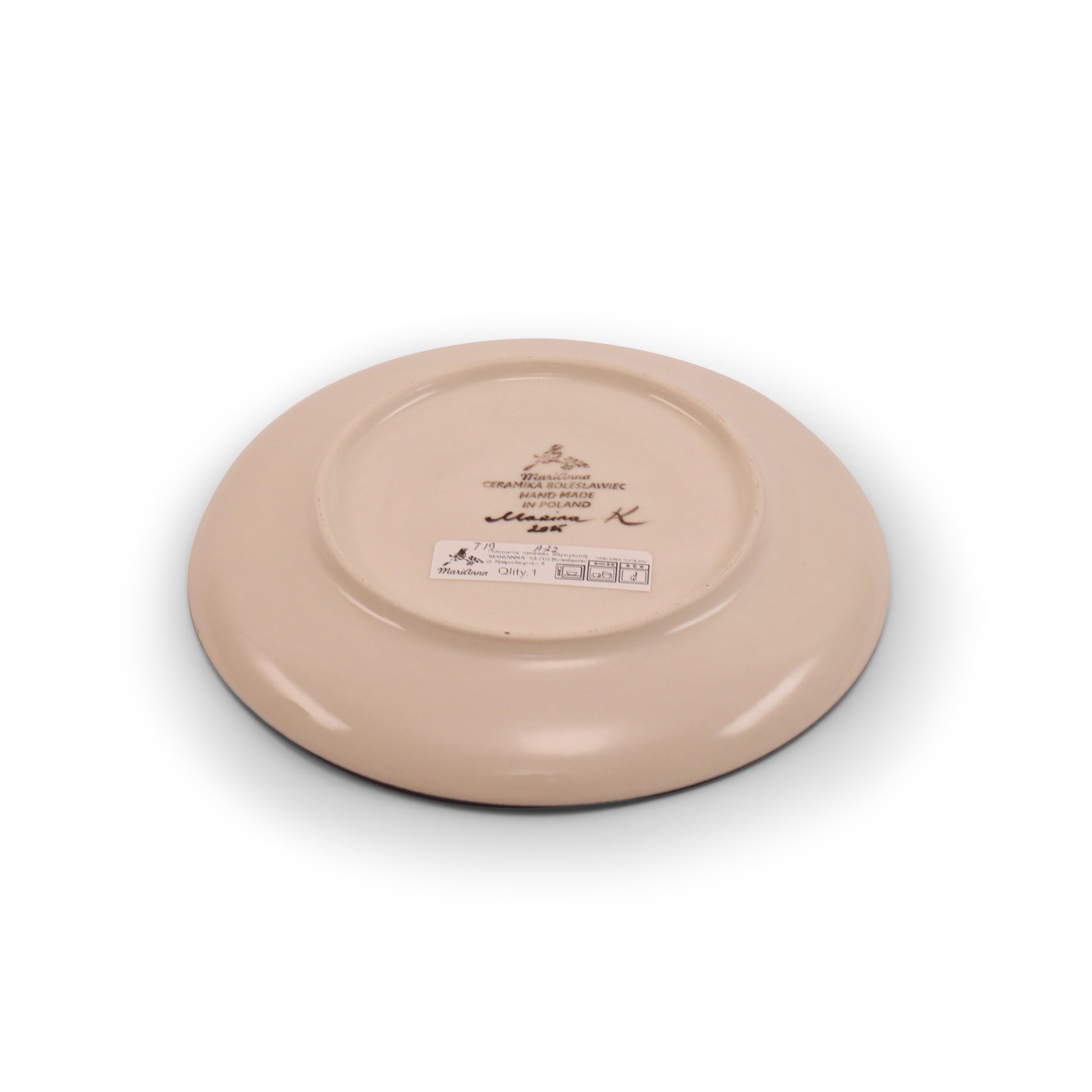 7.5" Dessert Plate. Pattern: Spring Blush