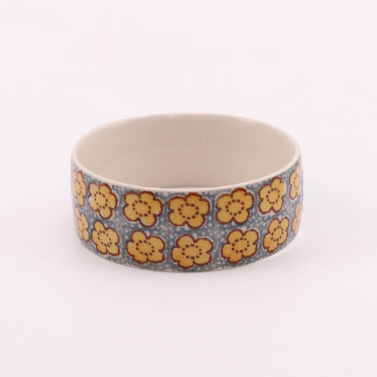 2.75" Ceramic Bangle. Pattern: Carefree Dark