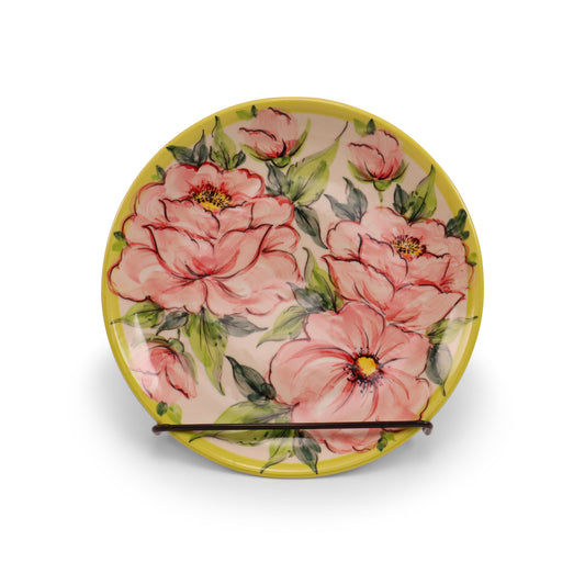 7.5" Dessert Plate. Pattern: Peony