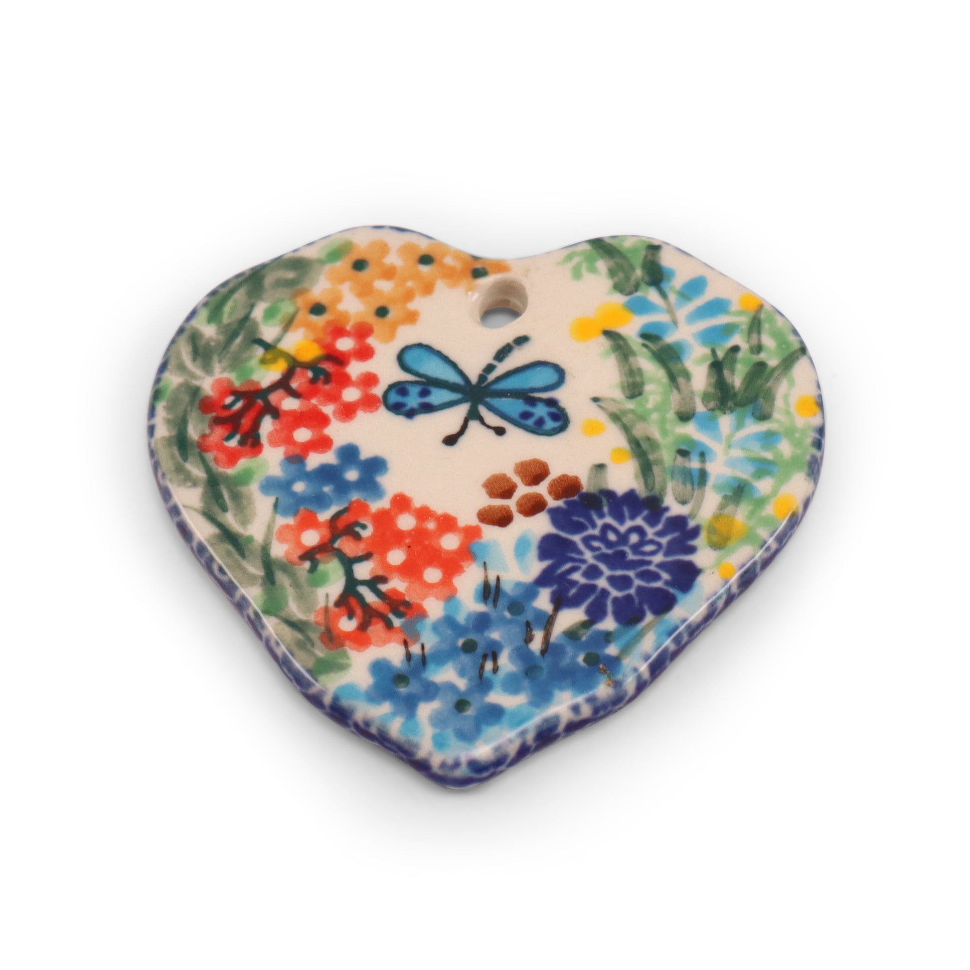 3"x2.5" Heart Pendant. Pattern: F