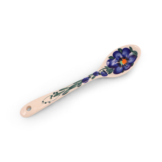 8" Spoon. Pattern: Blue Flower