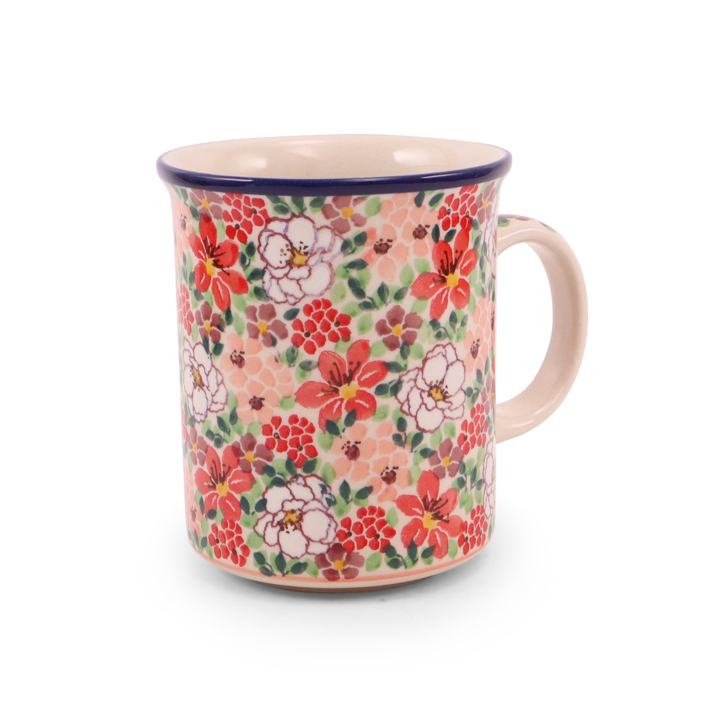 16oz Straight Mug. Pattern: Peach Bellini