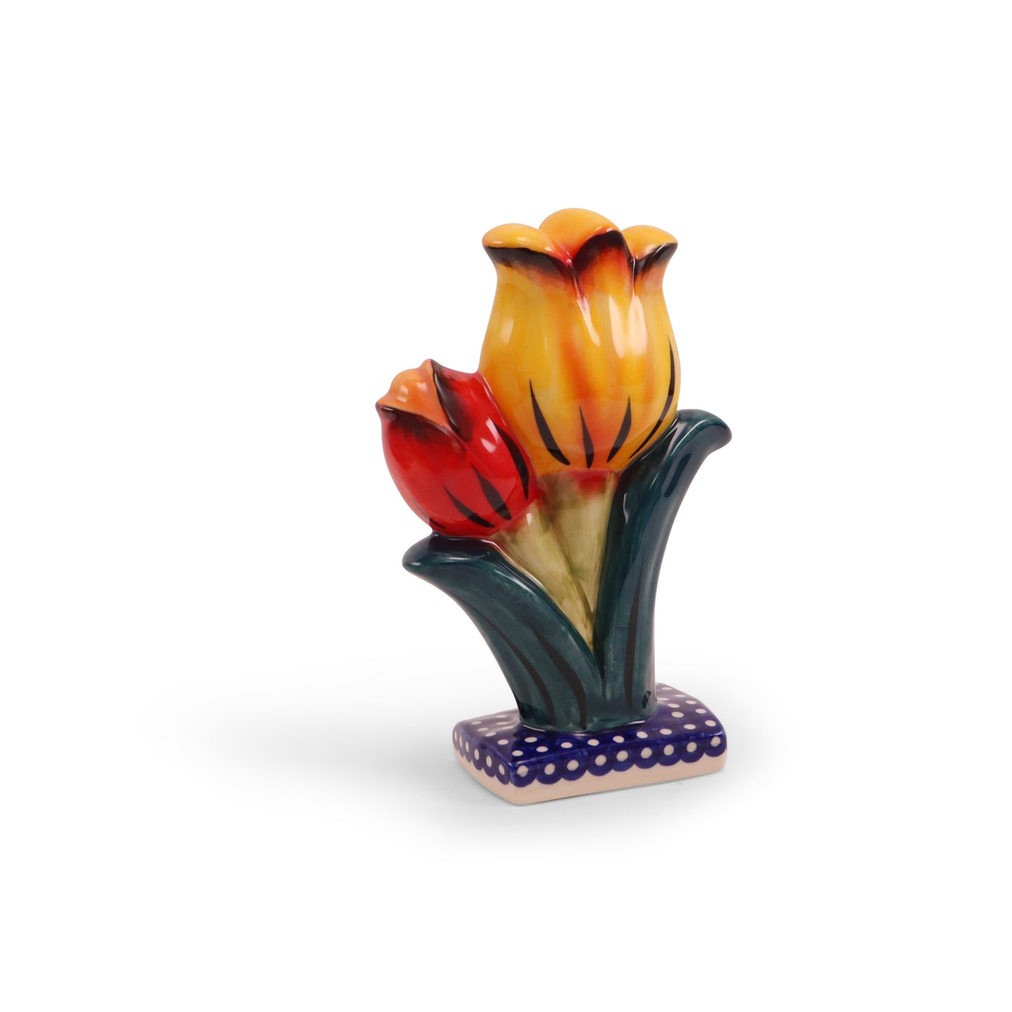 5"x7" Tulip Figurine.Pattern: Orange