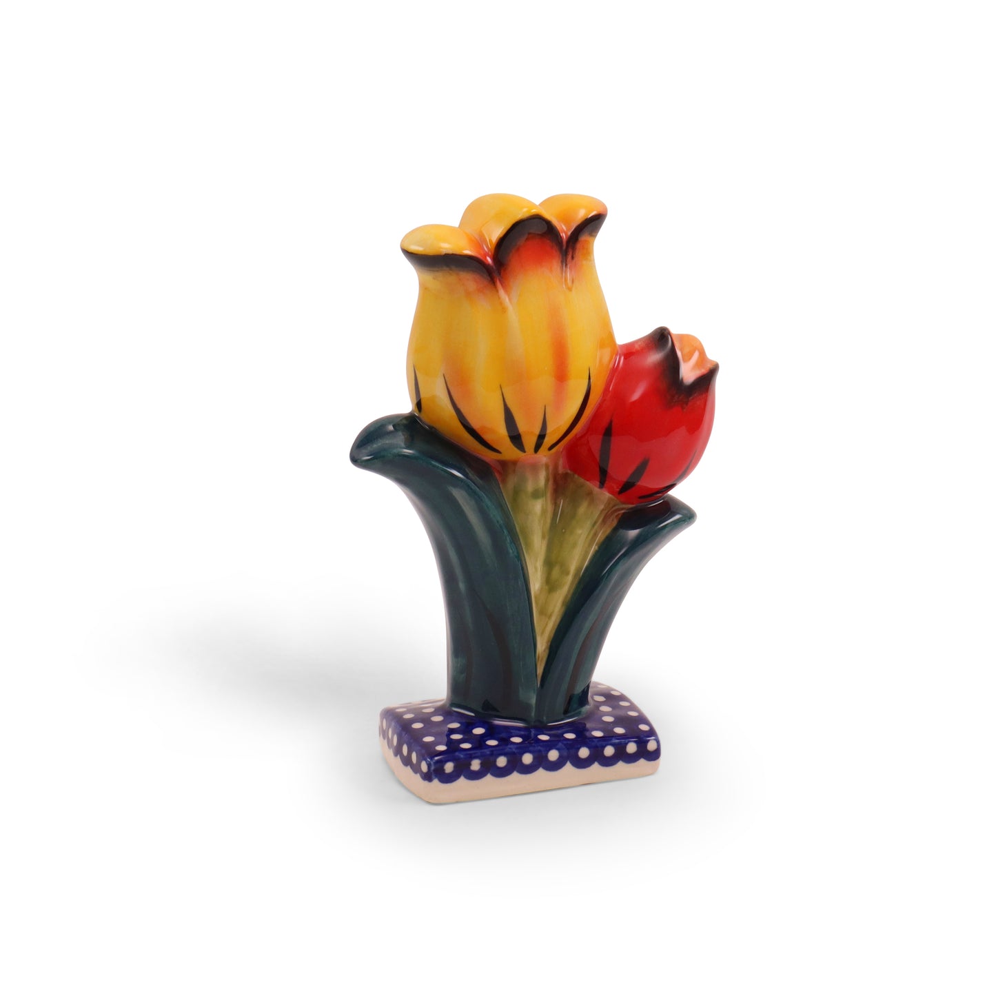 5"x7" Tulip Figurine.Pattern: Orange