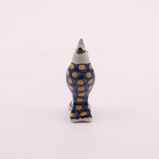 4"x2" Pie Bird. Pattern: Lemon Drops