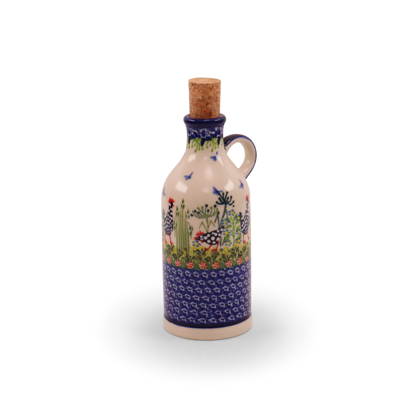 Oil Bottle 12oz. Pattern: Polish Chicken