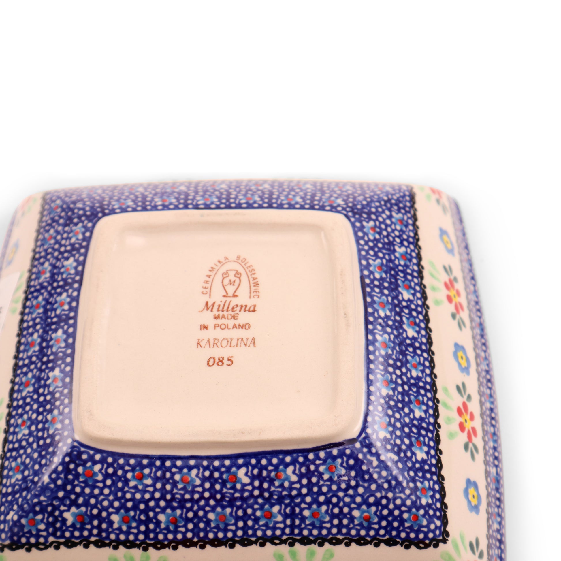 8"x8" Horn Bowl 2Q. Pattern: 085