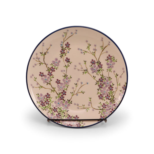 9.5" Dinner Plate. Pattern: Blooming Violet