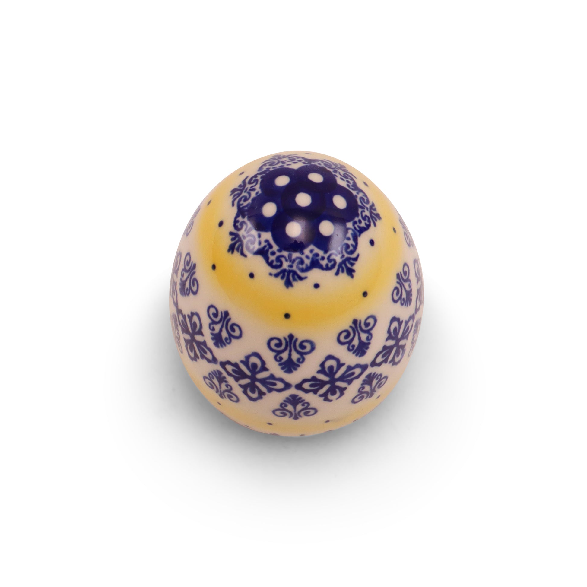 4" Medium Ceramic Egg. Pattern: Art D