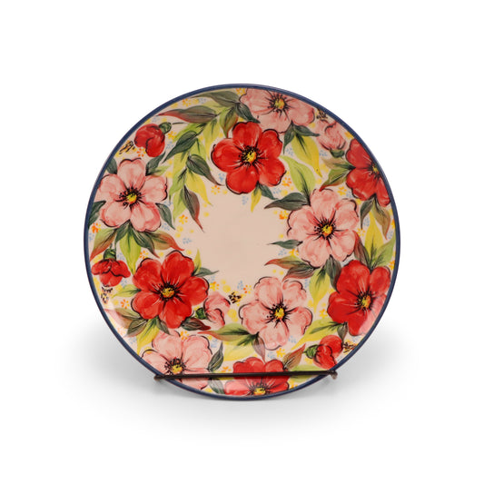 9.5" Dinner Plate. Pattern: Spring Splendor