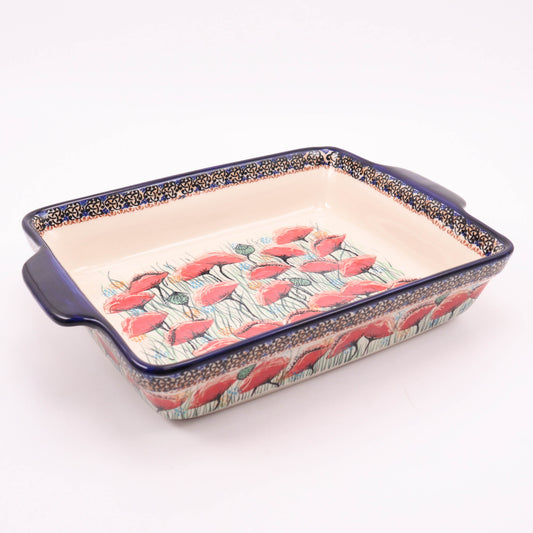 12"x9.5" Rectangular Baker with Handles Pattern: U12