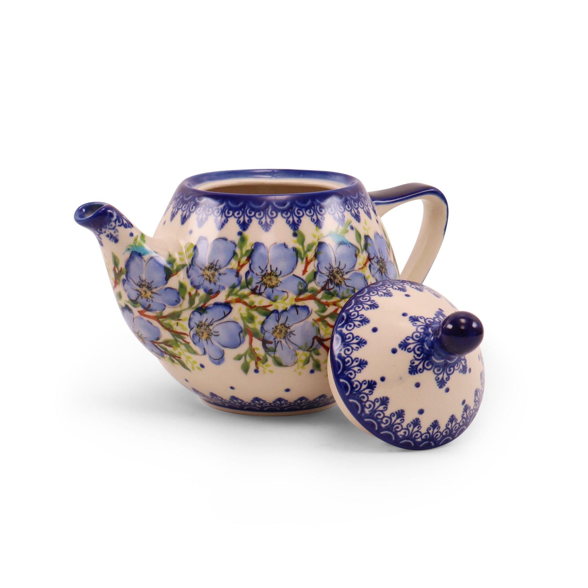 38oz Teapot . Pattern: Sapphire Blossom