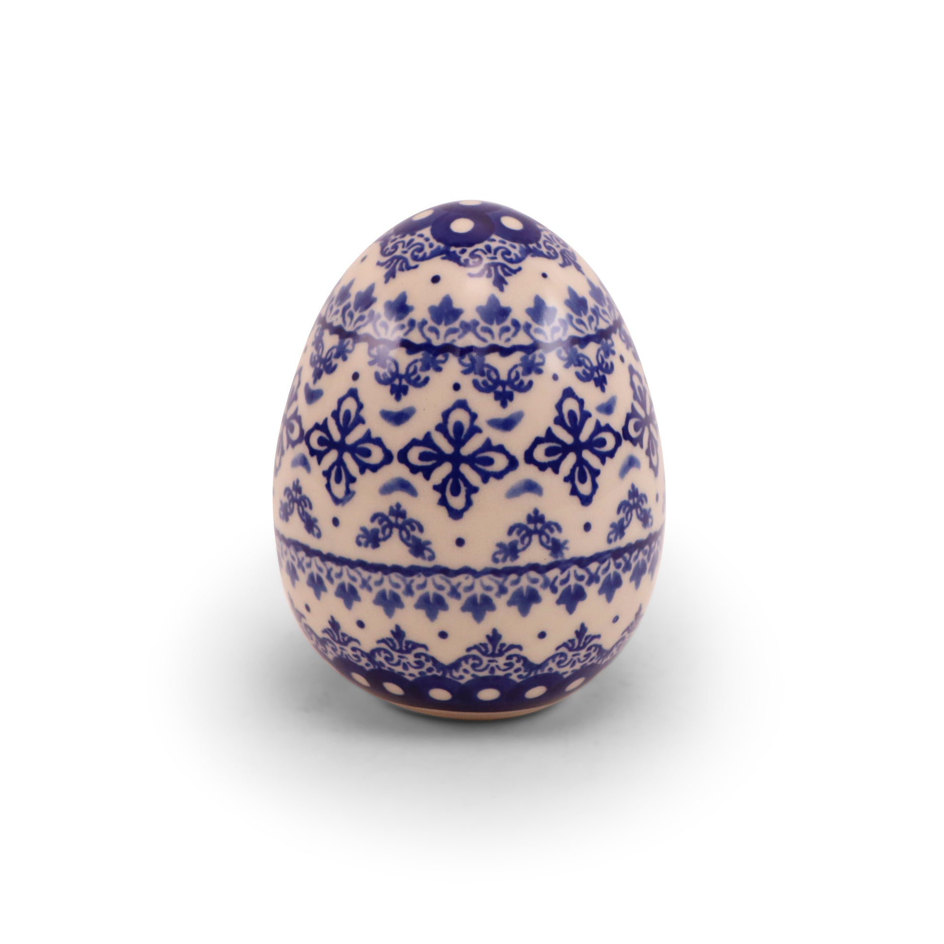 4" Medium Ceramic Egg. Pattern: LE C