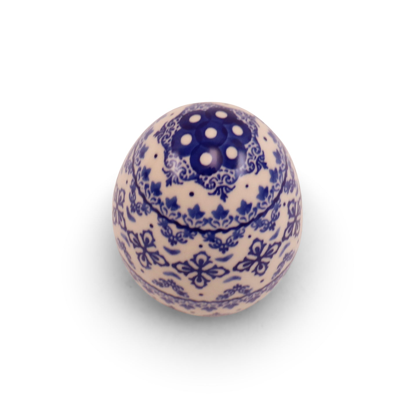 4" Medium Ceramic Egg. Pattern: LE C