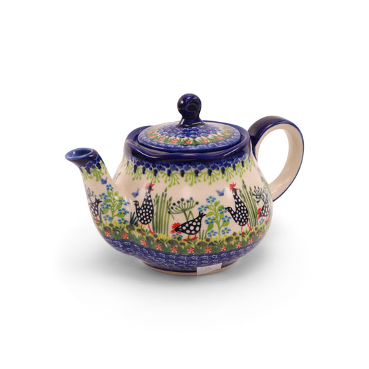 38oz Teapot . Pattern: Polish Chicken