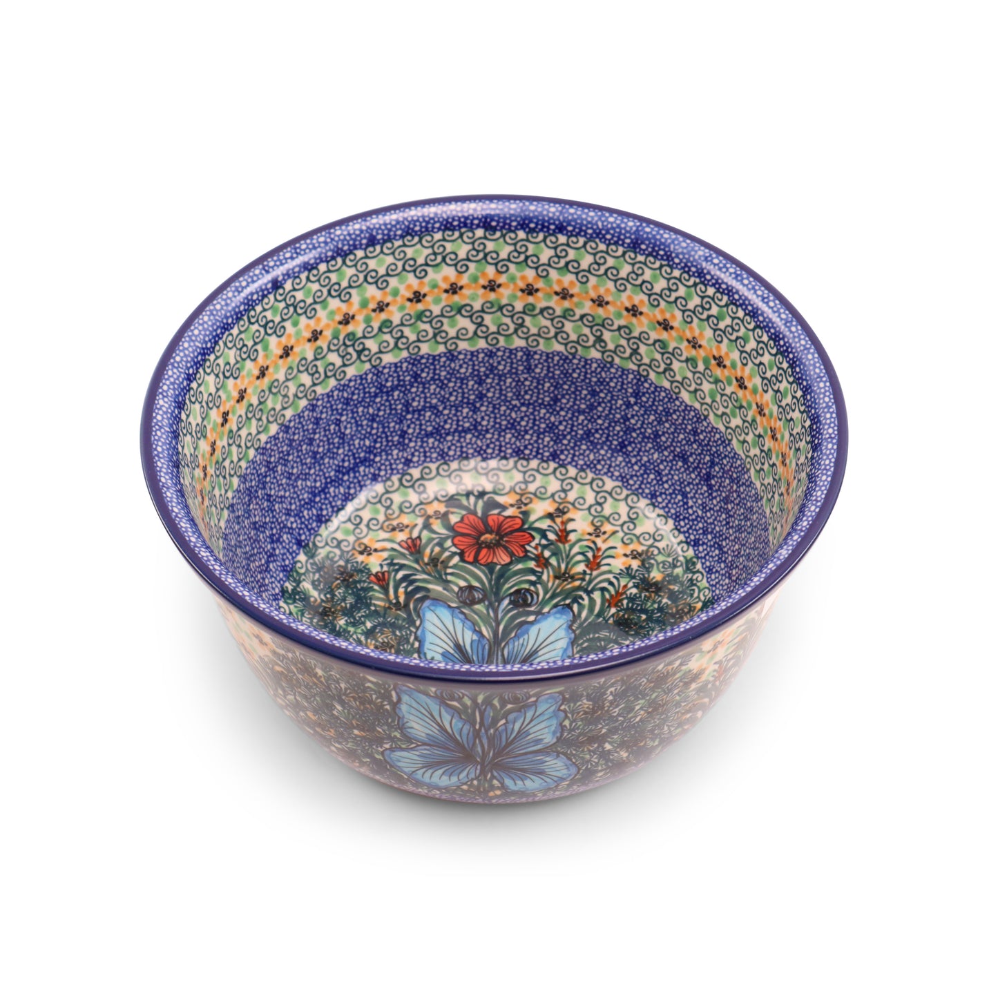 10"x6" Round Mixing Bowl .Pattern: Garden Symphony