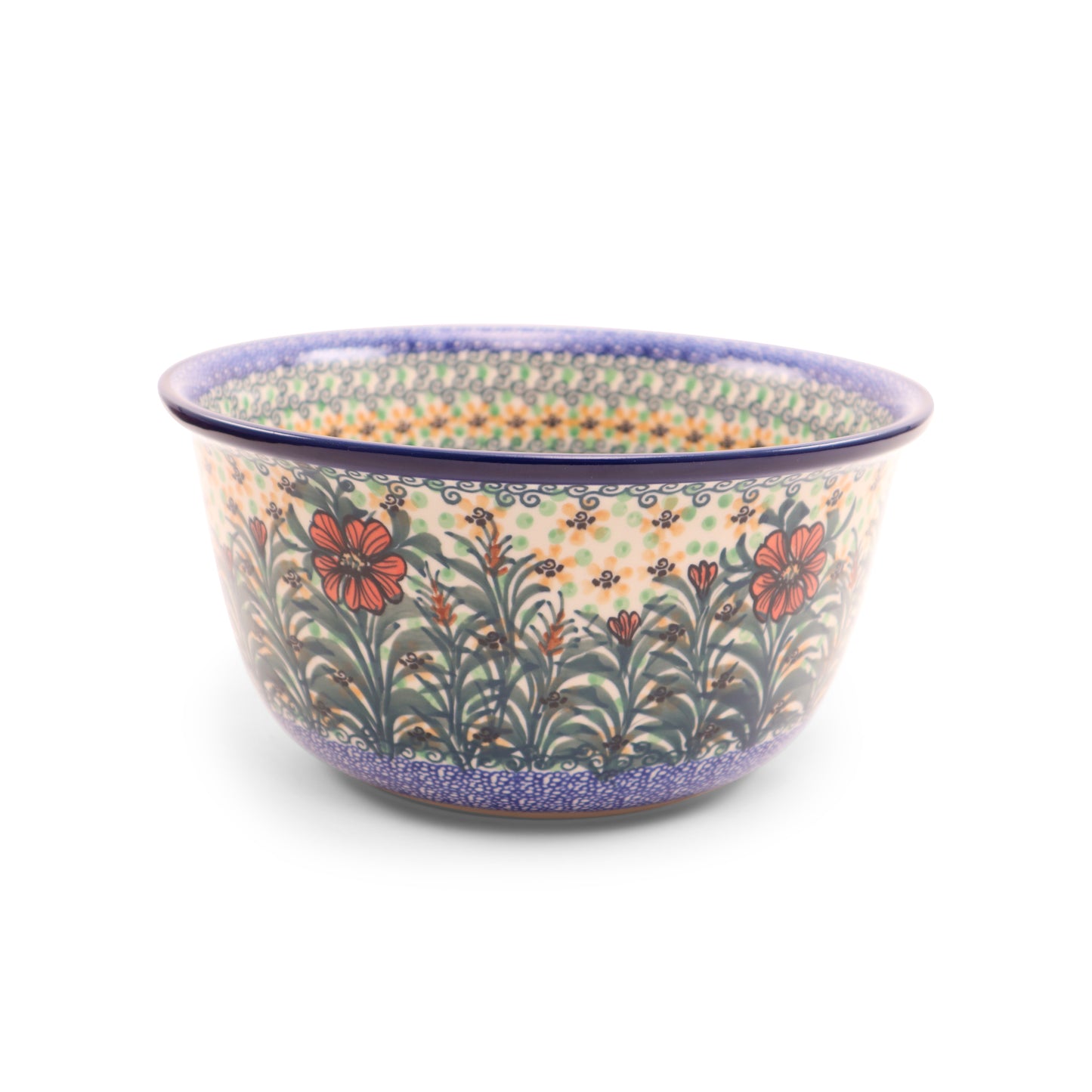 10"x6" Round Mixing Bowl .Pattern: Garden Symphony