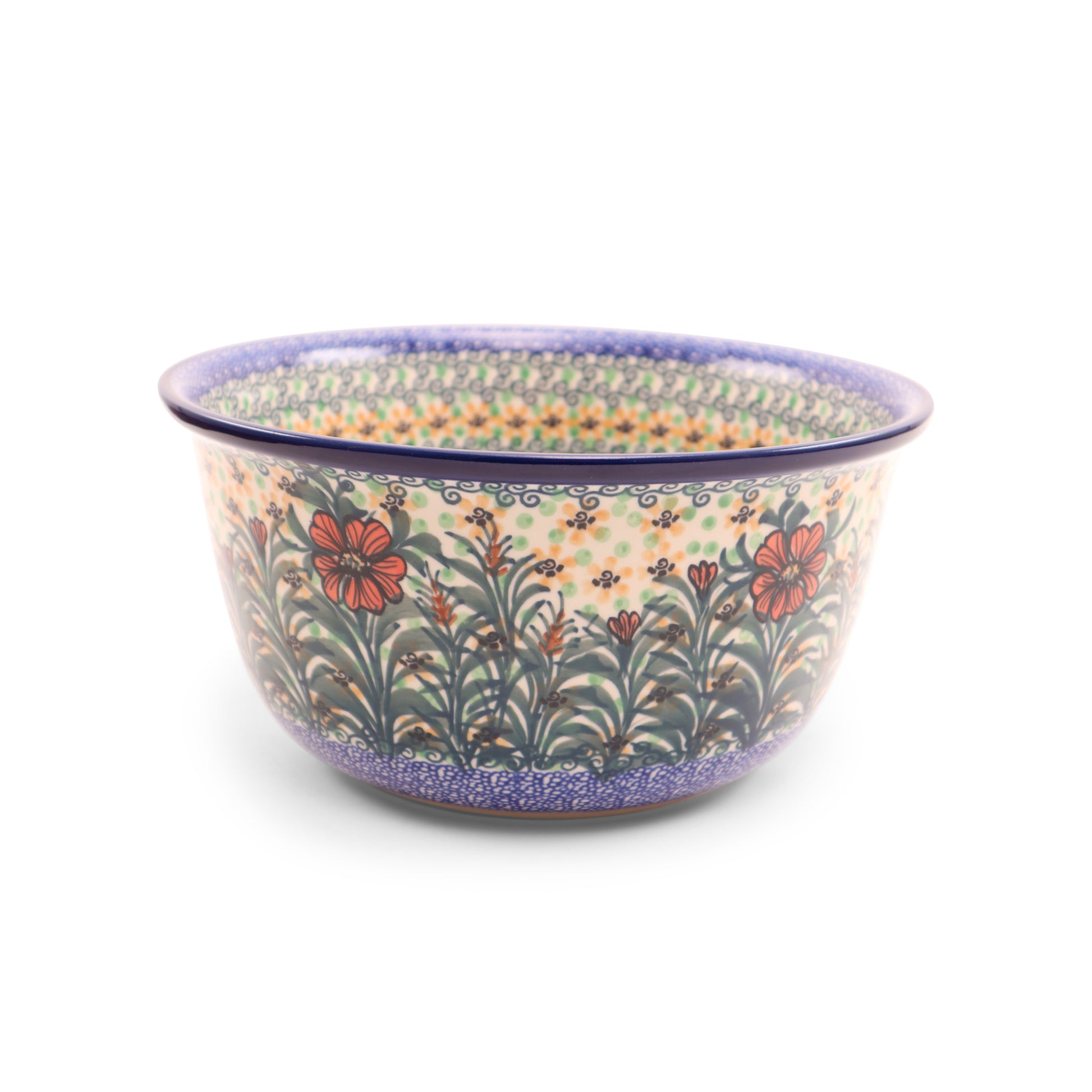 10"x6" Round Mixing Bowl .Pattern: Garden Symphony