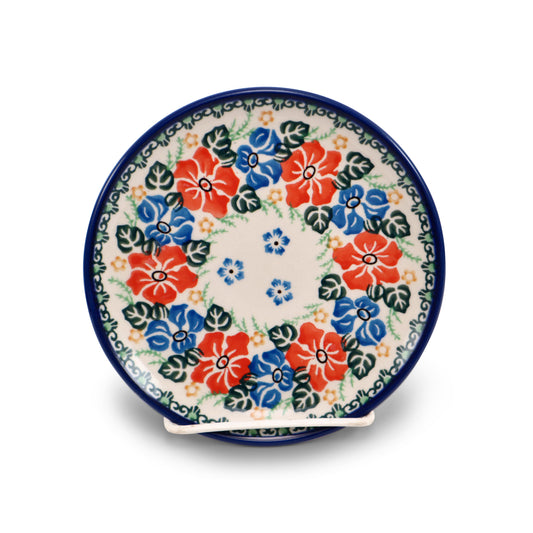 12.5"x2.5" Round Shallow Bowl .Pattern: Garden Symphony