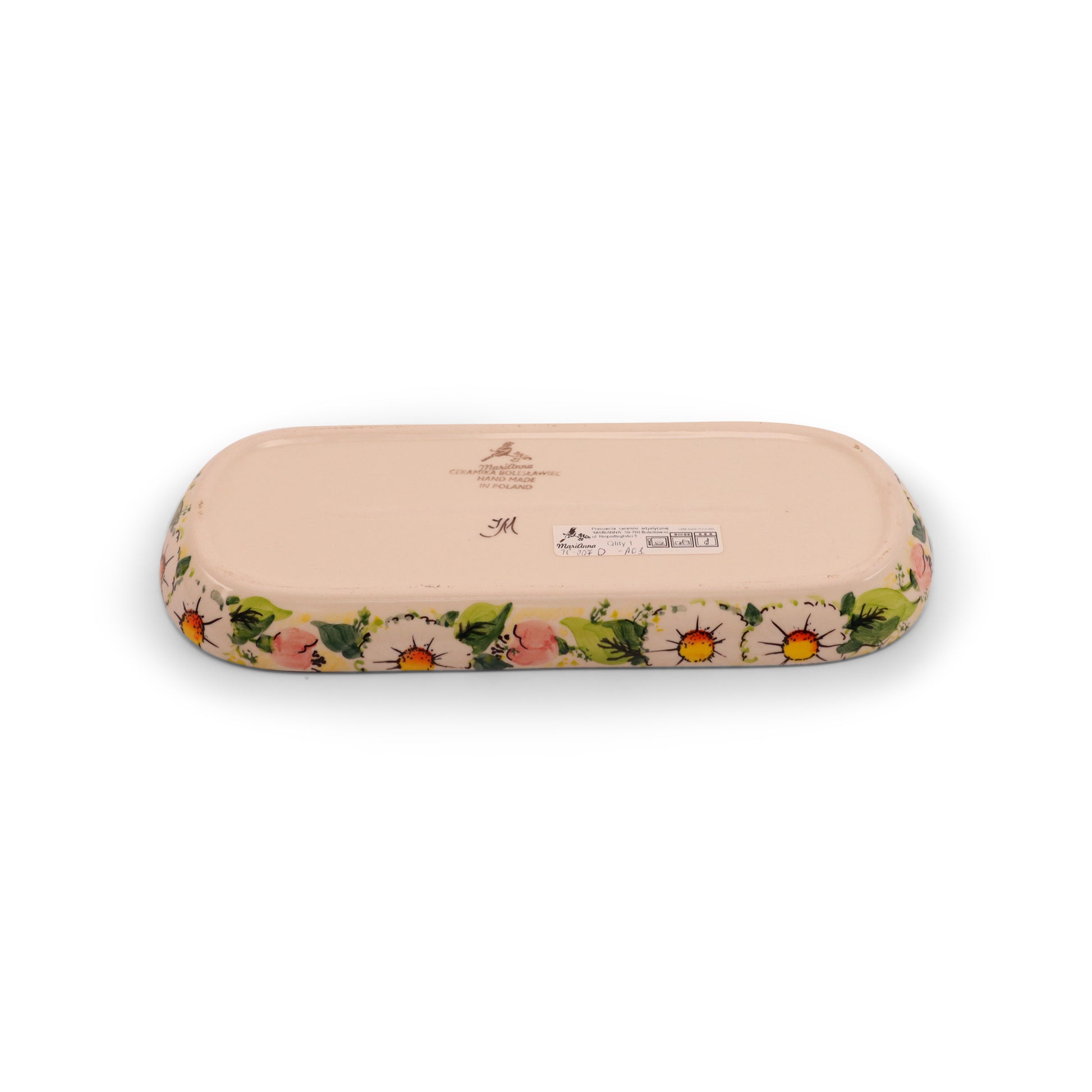 10"x6" Rectangular Tray. Pattern: Spring Serenade