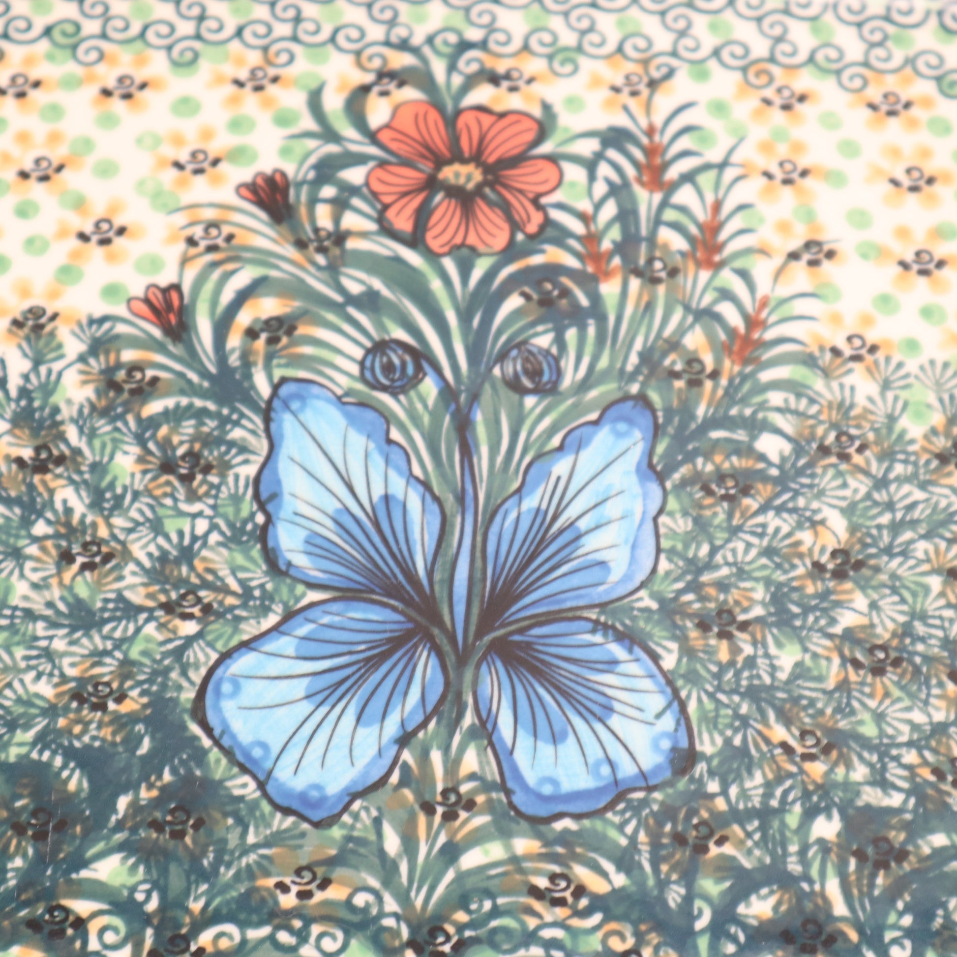 11"x8"x2" Baker .Pattern: Garden Symphony