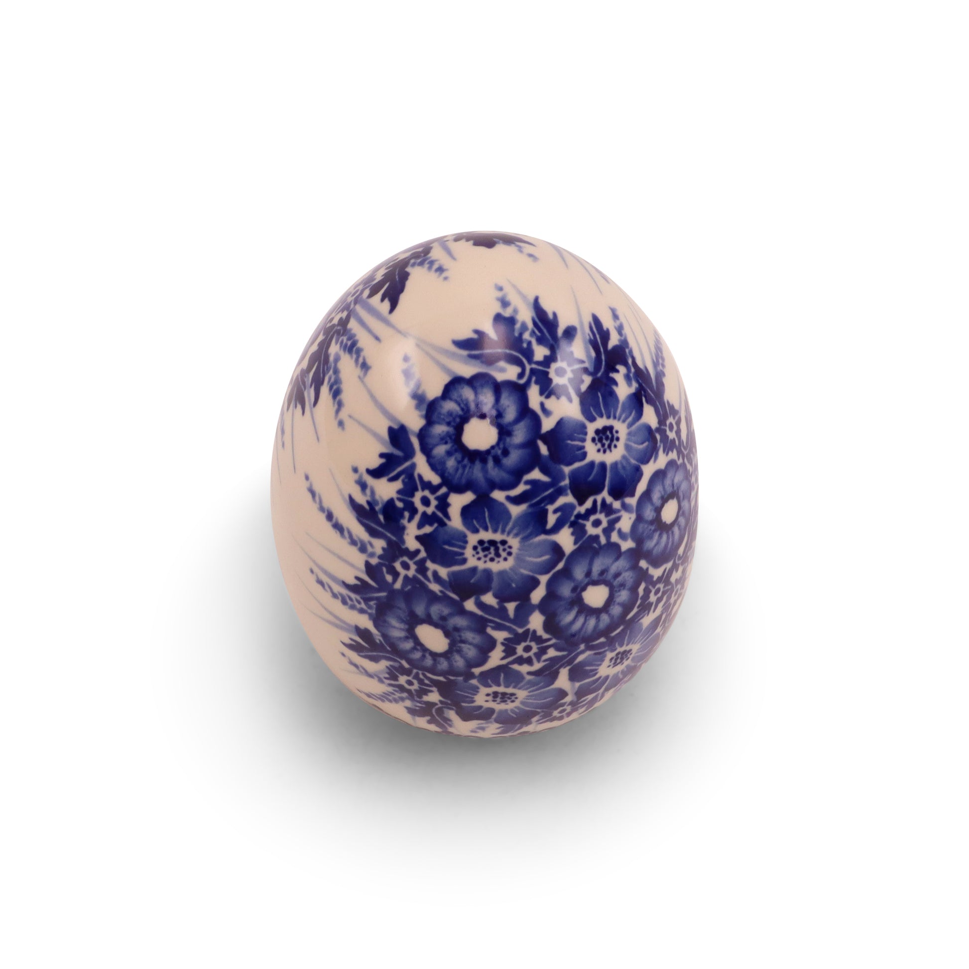 5" Large Ceramic Egg. Pattern: Art B