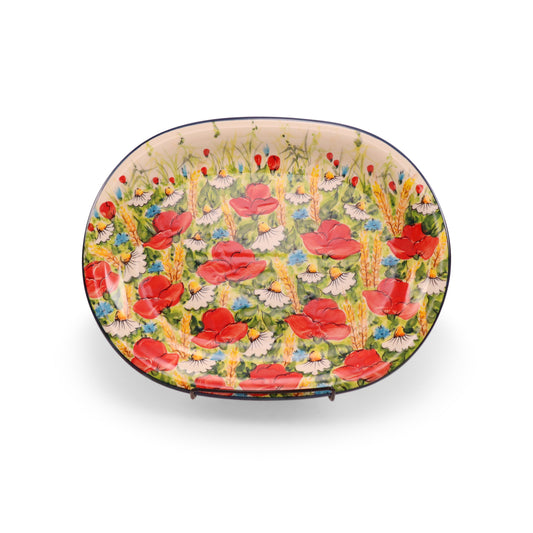 14"x11" Oval Platter. Pattern: Lato